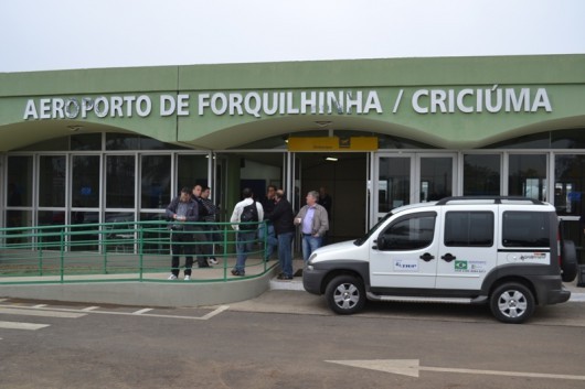 Comitiva catarinense acerta continuidade da Infraero no aeroporto de Forquilhinha 