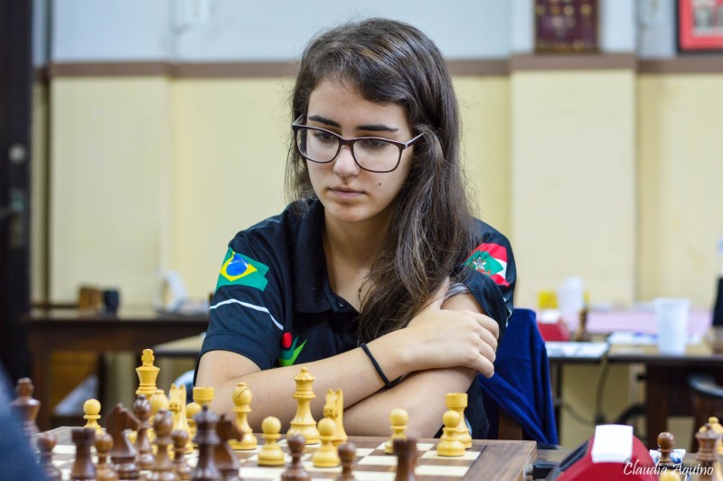 Atleta de São Bento do Sul é vice-campeã brasileira de xadrez