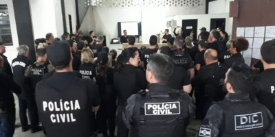 Polícia Civil realiza operação em Criciúma e Forquilhinha 