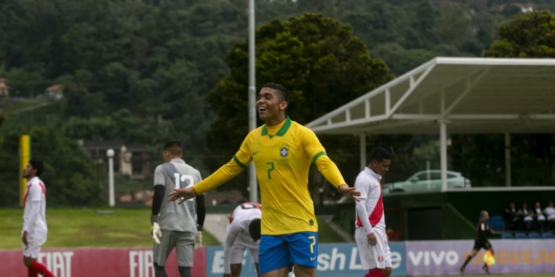 Atacante Julimar marca e ajuda Brasil a vencer Peru no triangular Sub-20
