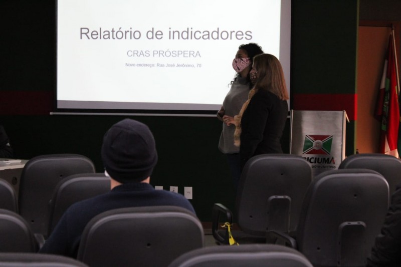Assistência Social: reunião de indicadores apresenta encaminhamentos realizados em Criciúma