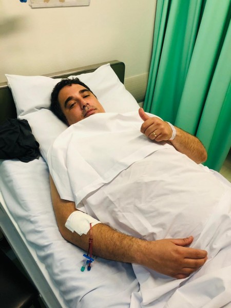 Picado por cobra, candidato a Prefeitura de Araranguá deixa o hospital 