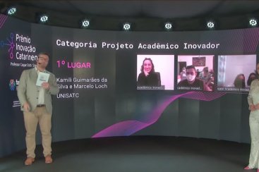 Unesc e UniSATC vencem o PrÃªmio InovaÃ§Ã£o Catarinense
