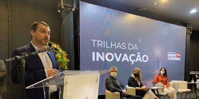Governador Carlos MoisÃ©s destaca inovaÃ§Ã£o catarinense durante Circuito Inova SC