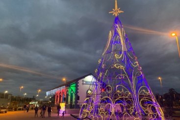 Parque das Nações dá sequência à programação natalina em Criciúma