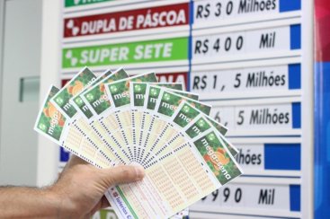 Mega-Sena acumula em R$ 37 milhÃµes; seis apostas de CriciÃºma acertaram a quadra 
