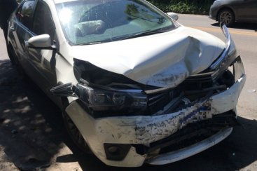 Siderópolis: três carros se envolvem em acidente na Serrinha
