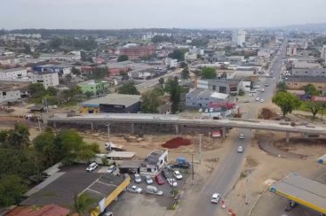 Trânsito na região do viaduto terá mudanças a partir de sexta-feira em Criciúma