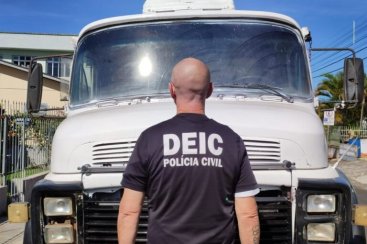 Polícia Civil recupera caminhão adulterado em Araranguá