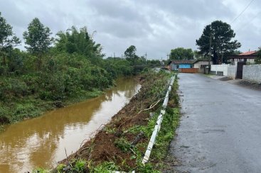 Em Criciúma, rios com níveis mais baixos e ruas sem alagamentos neste domingo