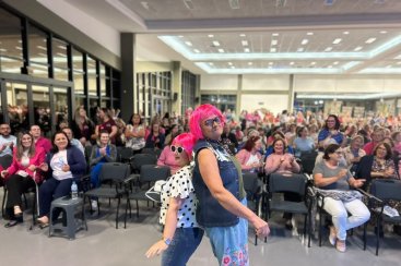 Prefeitura de Turvo reúne mais de 500 mulheres em evento alusivo ao Outubro Rosa