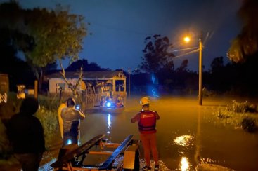 Forquilhinha: famílias são encaminhadas a abrigos; Rio Sangão tem nível monitorado