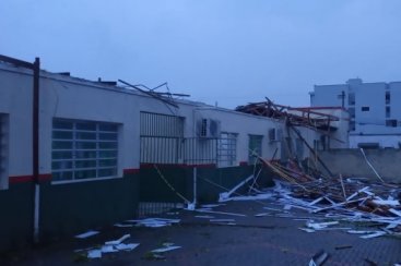 Defesa Civil confirma que tornado foi registrado em Sombrio e Balneário Gaivota