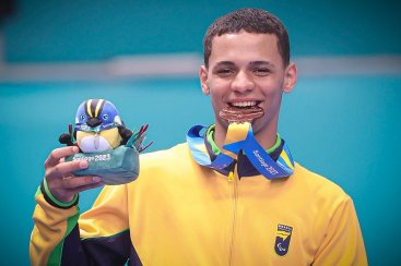 Mesatenista do Mampituba/FME Criciúma conquista três medalhas no Parapan-Americanos