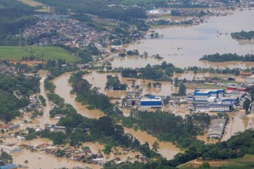 Prefeitura de Criciúma cede equipe para atuar em Rio do Sul, que sofreu sua segunda maior enchente 