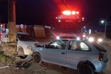 Acidente de trânsito deixa três pessoas feridas em Garopaba