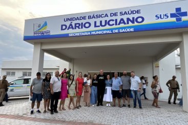 Novo posto de saúde no bairro Golfinhos é inaugurado em Balneário Arroio do Silva