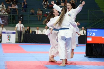Karatecas de Içara vencem seletiva e representarão o país na Seleção Brasileira