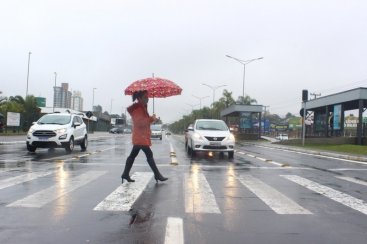 Cidades do Sul registram maiores acumulados de chuva em Santa Catarina