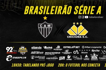 Ao vivo: O Futebol nos Conecta com Atlético Mineiro e Criciúma