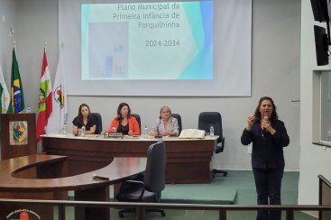 Plano Municipal para a Primeira Infância é apresentado em Forquilhinha