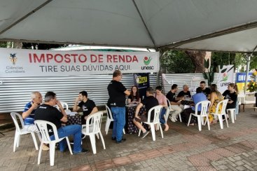 Araranguá recebe terceira edição do Imposto de Renda na Praça da Unesc